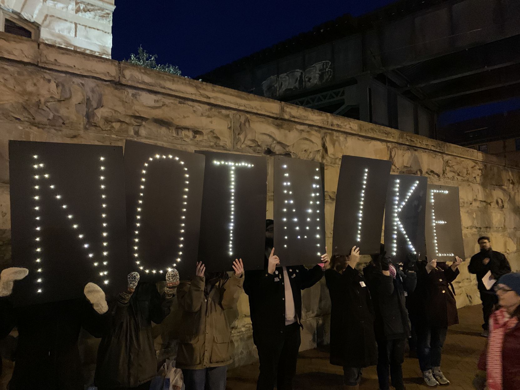 Mike Bloomberg protesters